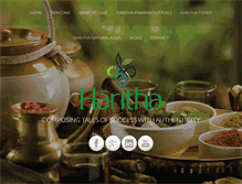 Tablet Screenshot of harithagroup.com